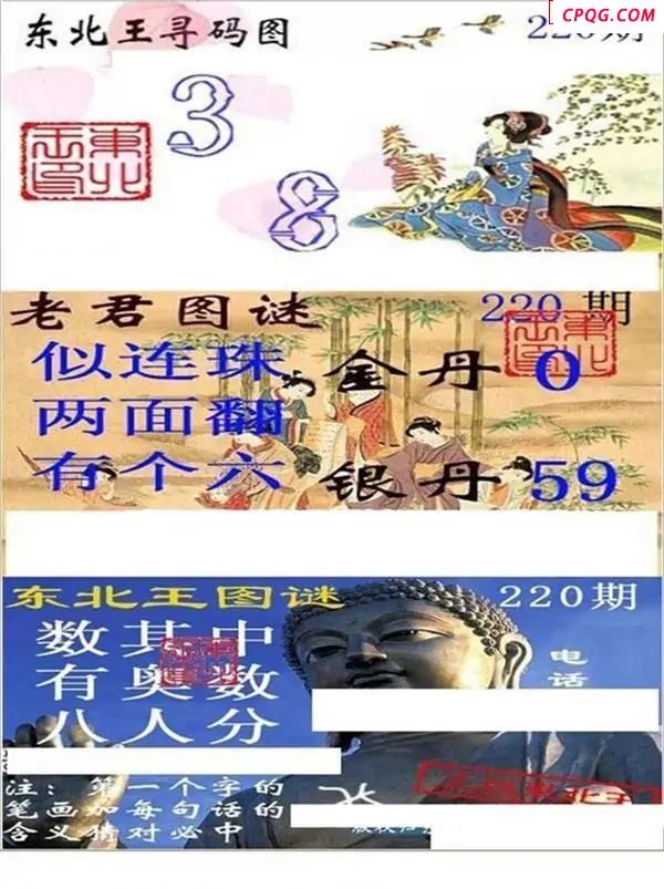 东北王寻码图2025220期3d图谜