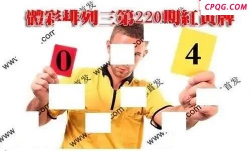 体彩P32025年220期 红黄牌图谜