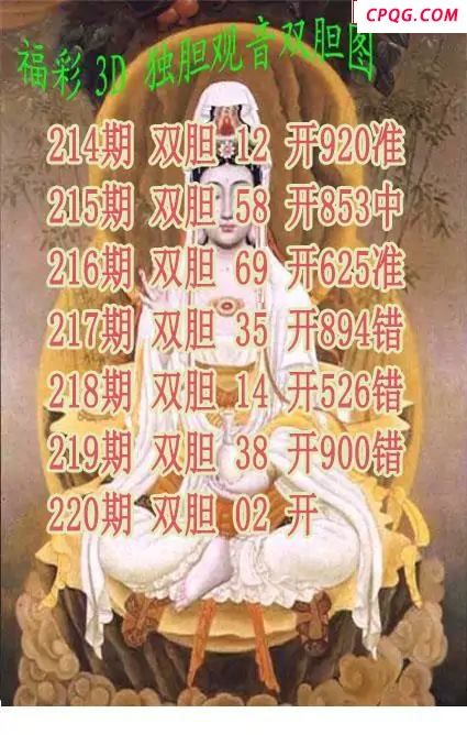 独胆观音2025220期3d图谜