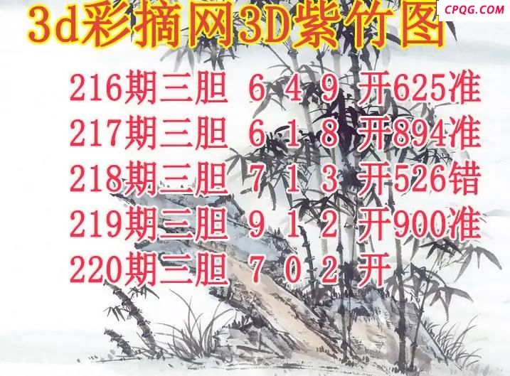 紫竹三胆2025220期3d图谜