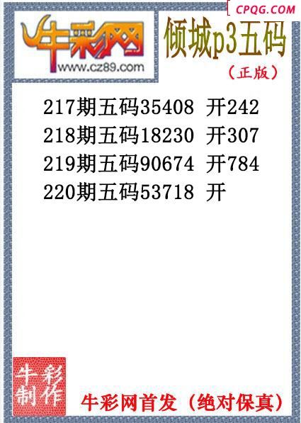倾城胆码220期体彩P3图谜（原创）