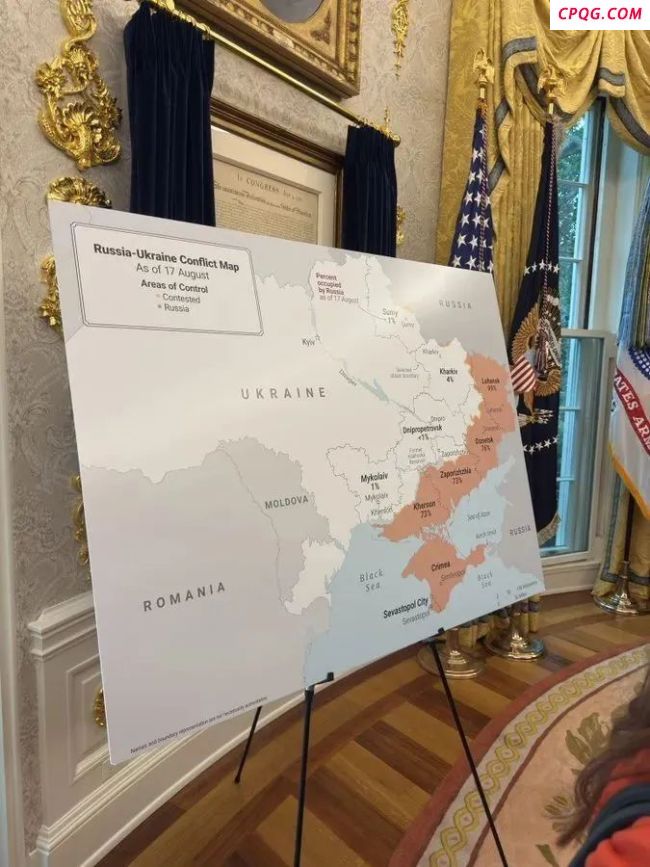 美乌会晤现场 一张地图成核心焦点 领土争议引发关注
