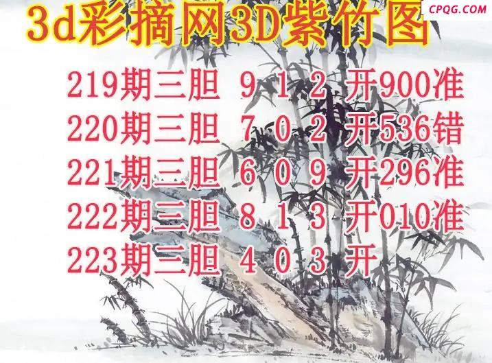 紫竹三胆2025223期3d图谜
