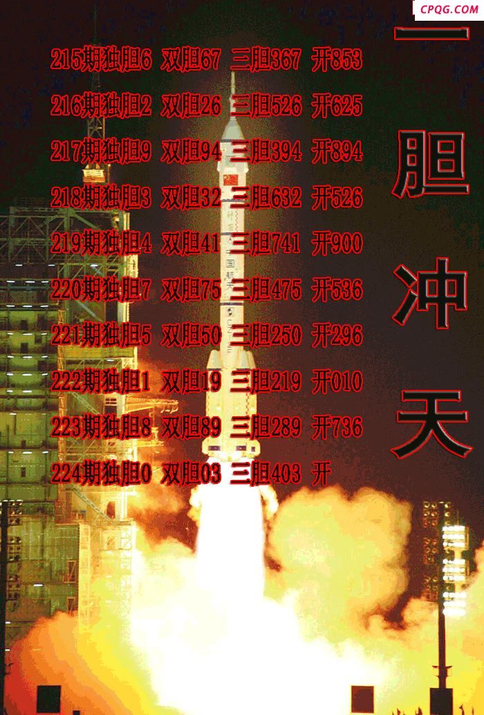 一胆冲天2025224期3d图谜（原创）