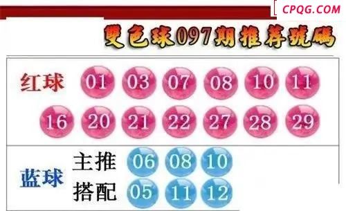 福彩双色球2025年097期彩友荐号图谜