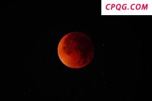 刷屏朋友圈！“红月亮”高清大图来了
