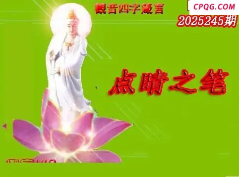 体彩P32025年245期 天霁密宗图谜