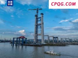 狮子洋通道建设进度更新 狮子洋大桥高度突破200米