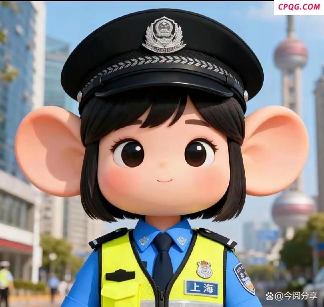 上海女学警“图图警官”火出圈 又美又飒获网友点赞