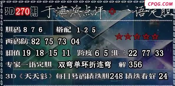 25年270期于海滨点评+专家一语定胆《保真》