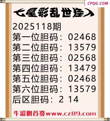 七星彩2025年118期乱世佳人五码图谜