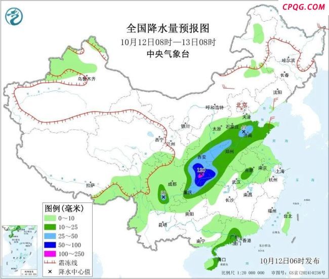 四川到河南一带有大到暴雨 局地需防次生灾害