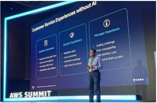 天润融通出席AWS Summit 2025,提出“业务专家+